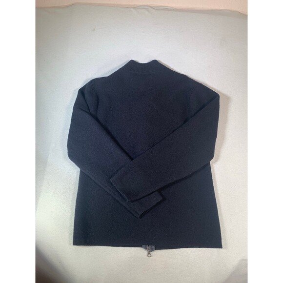 Structure merino wool zip up cardigan jacket XL - Picture 7 of 7